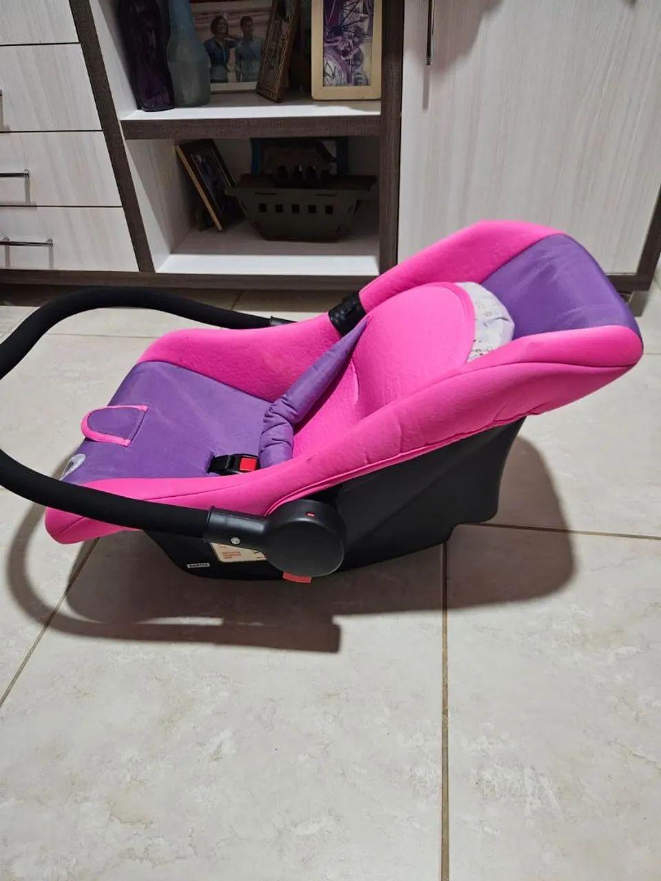Bebê Conforto Rosa e Lilás