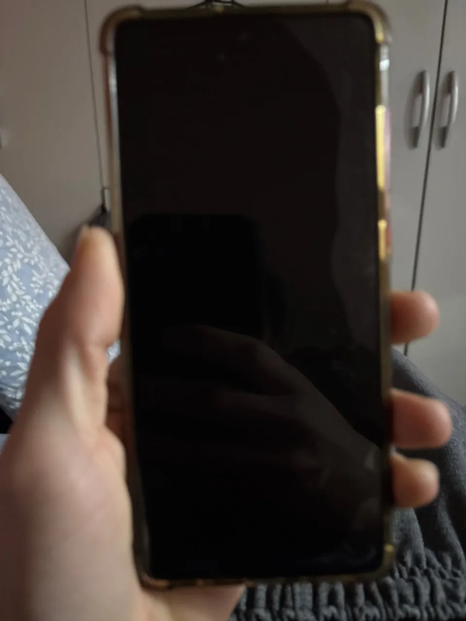 Galaxy a 71 usado com bateria baixa