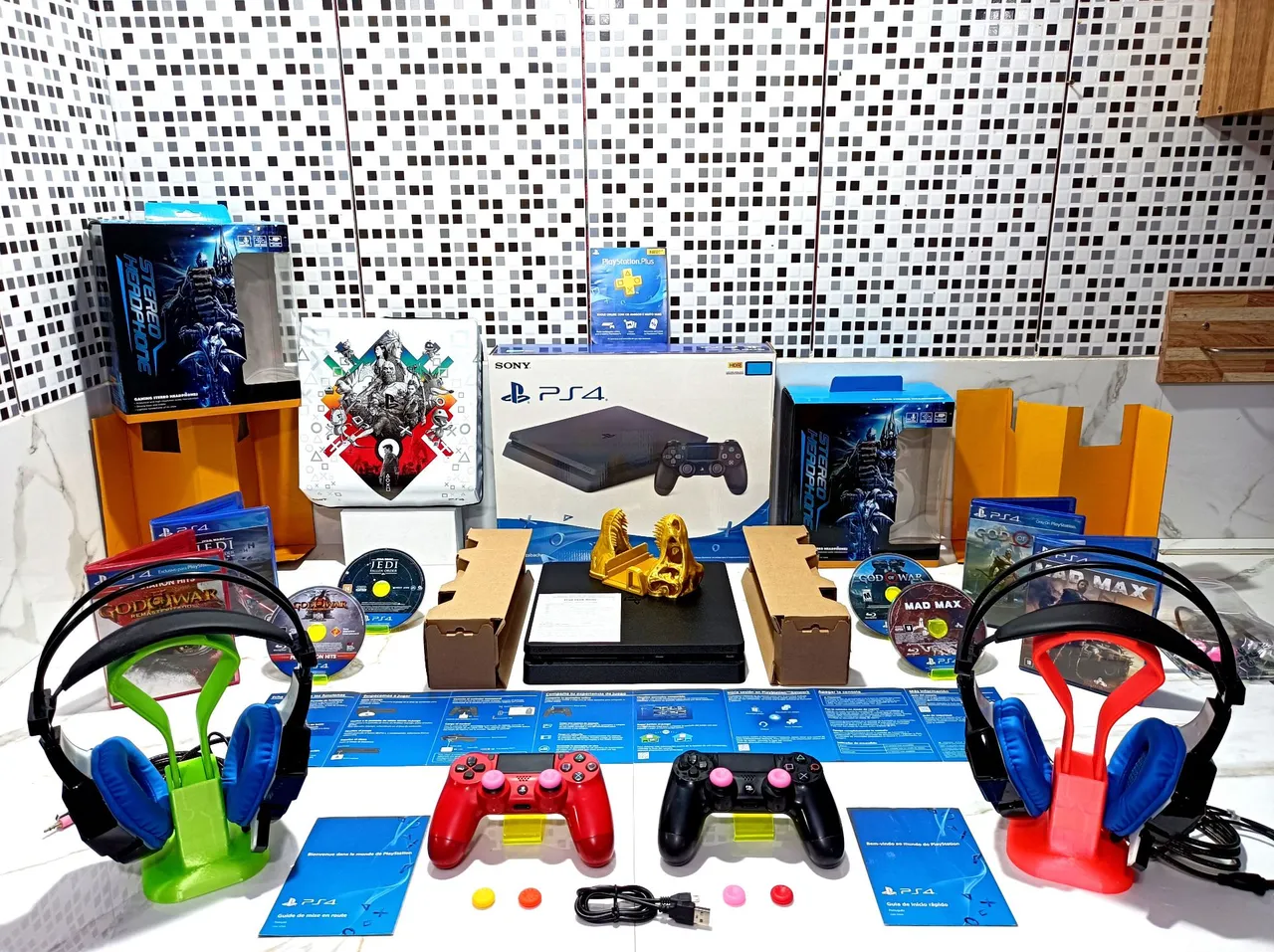 PS4 SLIM COMPLETO PARCELO PARA FACILITAR