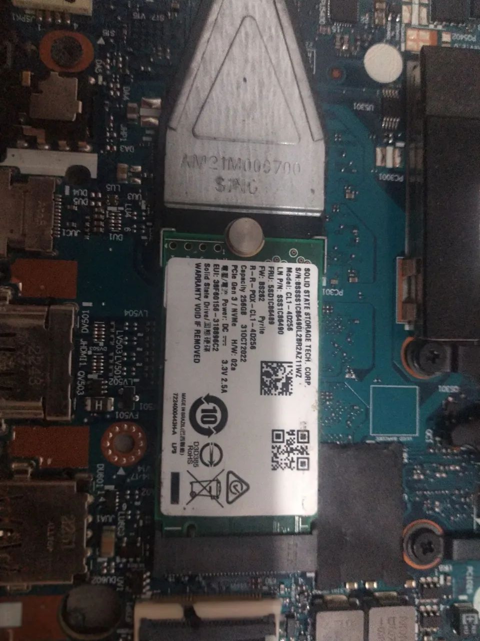 SSD 256GB NVMe M.2 - Novo