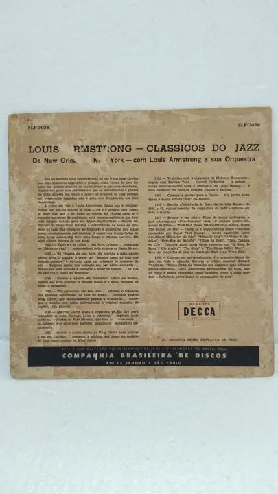 LP  Louis Armstrong - Clássicos do Jazz - Foto 2