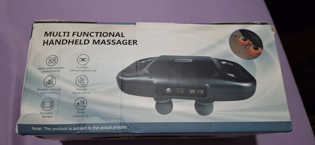 Pistola Massageador Elétrico Muscular 4 Pontos Profissional