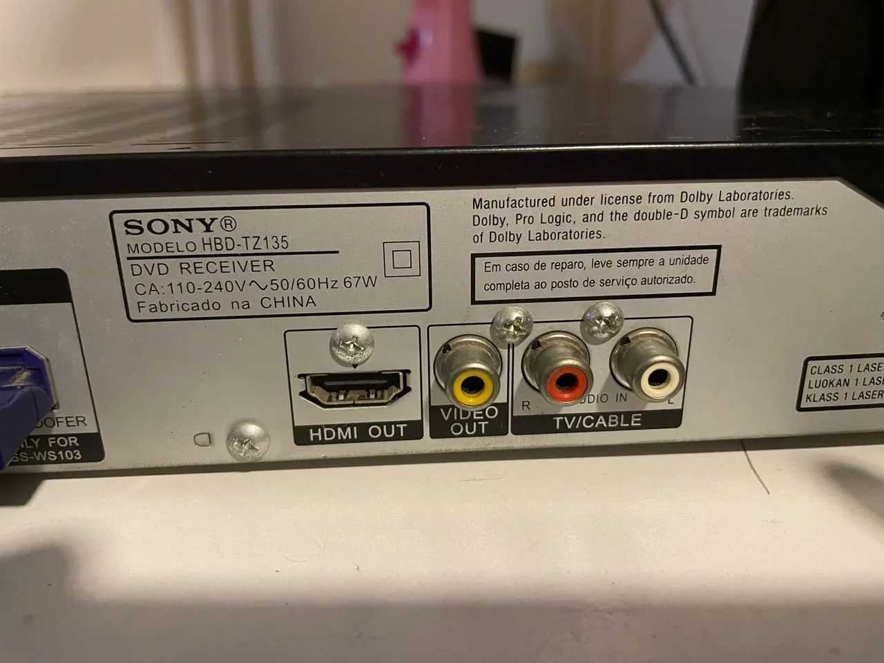 Home Teather Sony HBD-TZ135 - Foto 4