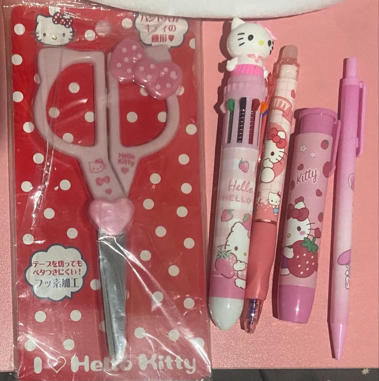 Kit material escolar Hello Kitty 8 itens - Foto 3