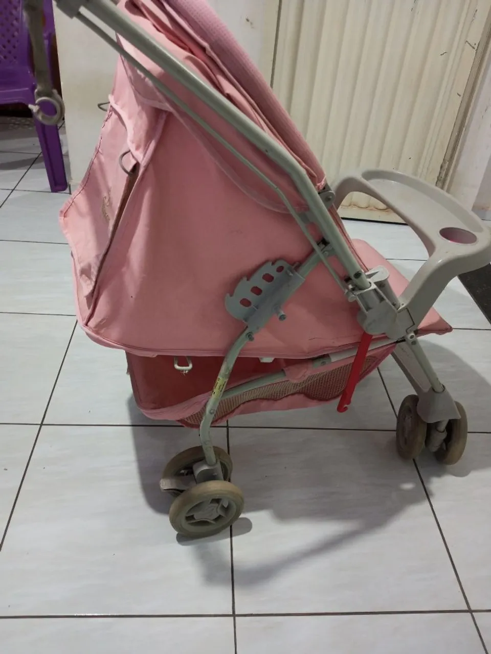 Carrinho de Bebê Rosa Galzerano