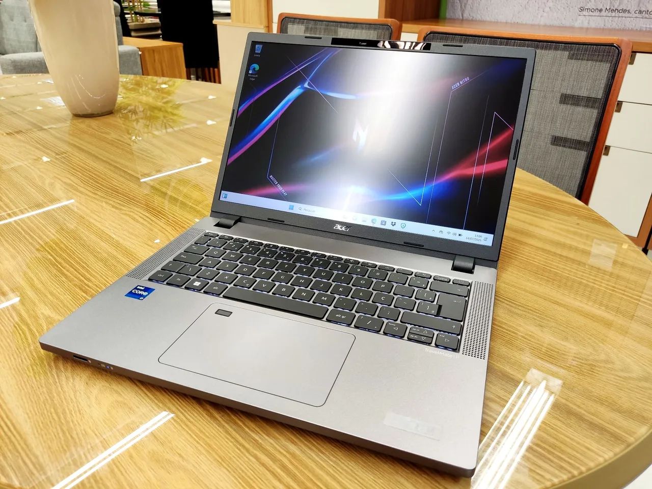 NOTEBOOK ACER i7- 13° GERAÇÃO, TECLADO RETROILUMINADO, 32GB DE RAM, MODELO EMPRESARIAL - Foto 4