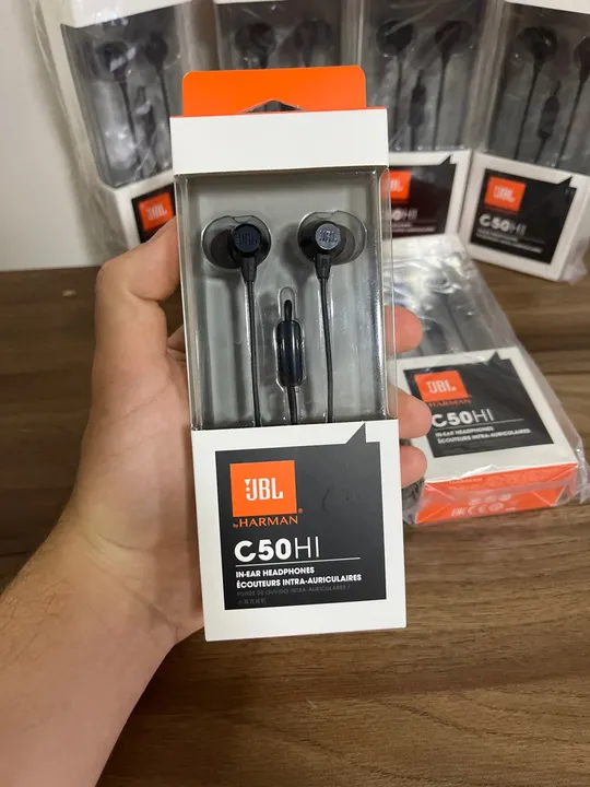 Fone de Ouvido JBL C50HI, novos, lacrados, com nota fiscal