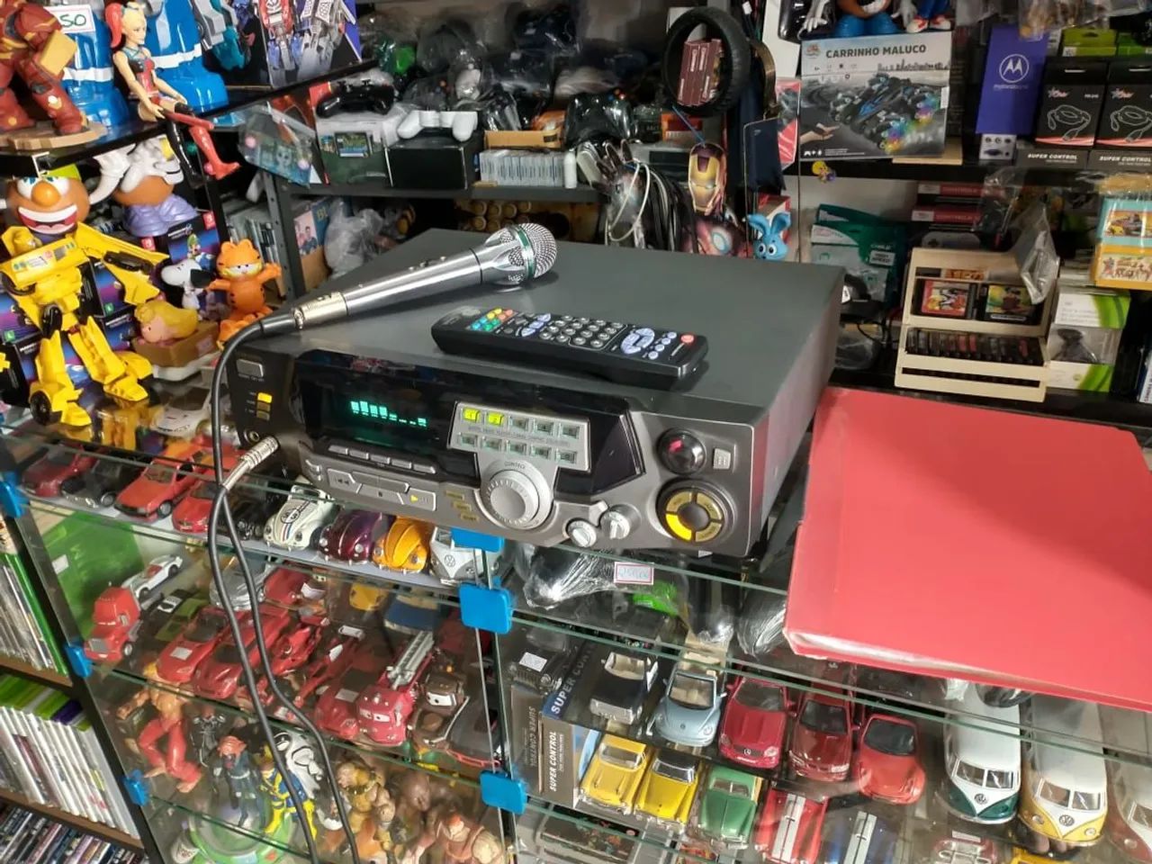 DVD Player com Karaoke e Microfone - Foto 3