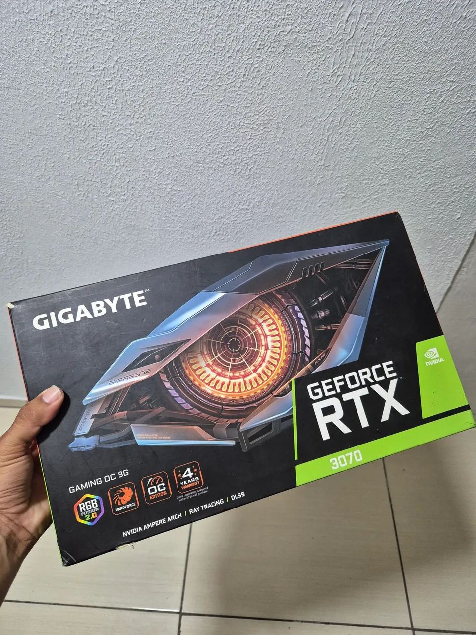 Placa de Vídeo Gigabyte GeForce RTX 3070 Gaming OC 8G. Aceito troca