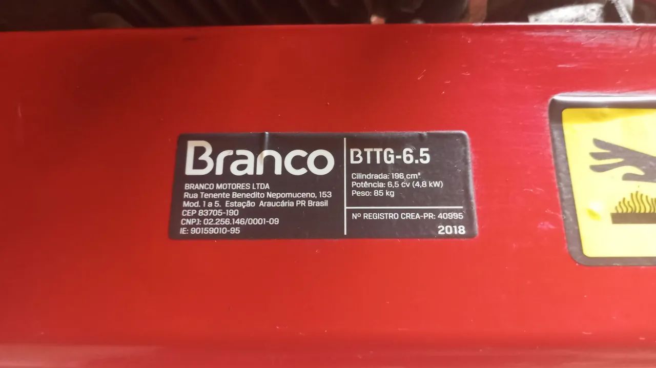 Motocultivador Branco 6.5cv - Foto 5