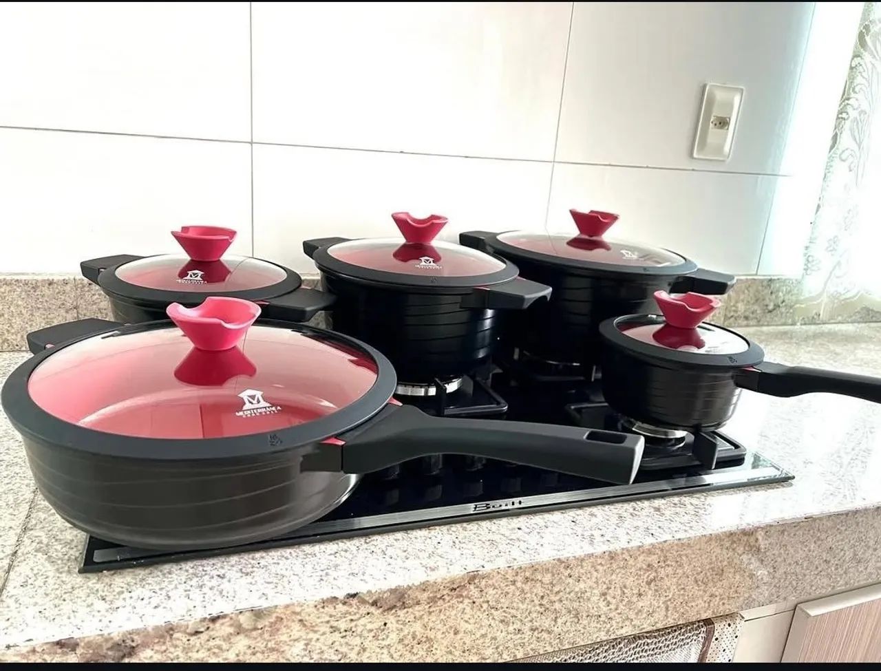 Jogo de Panelas Mediterrânea 15 Peças - Foto 3