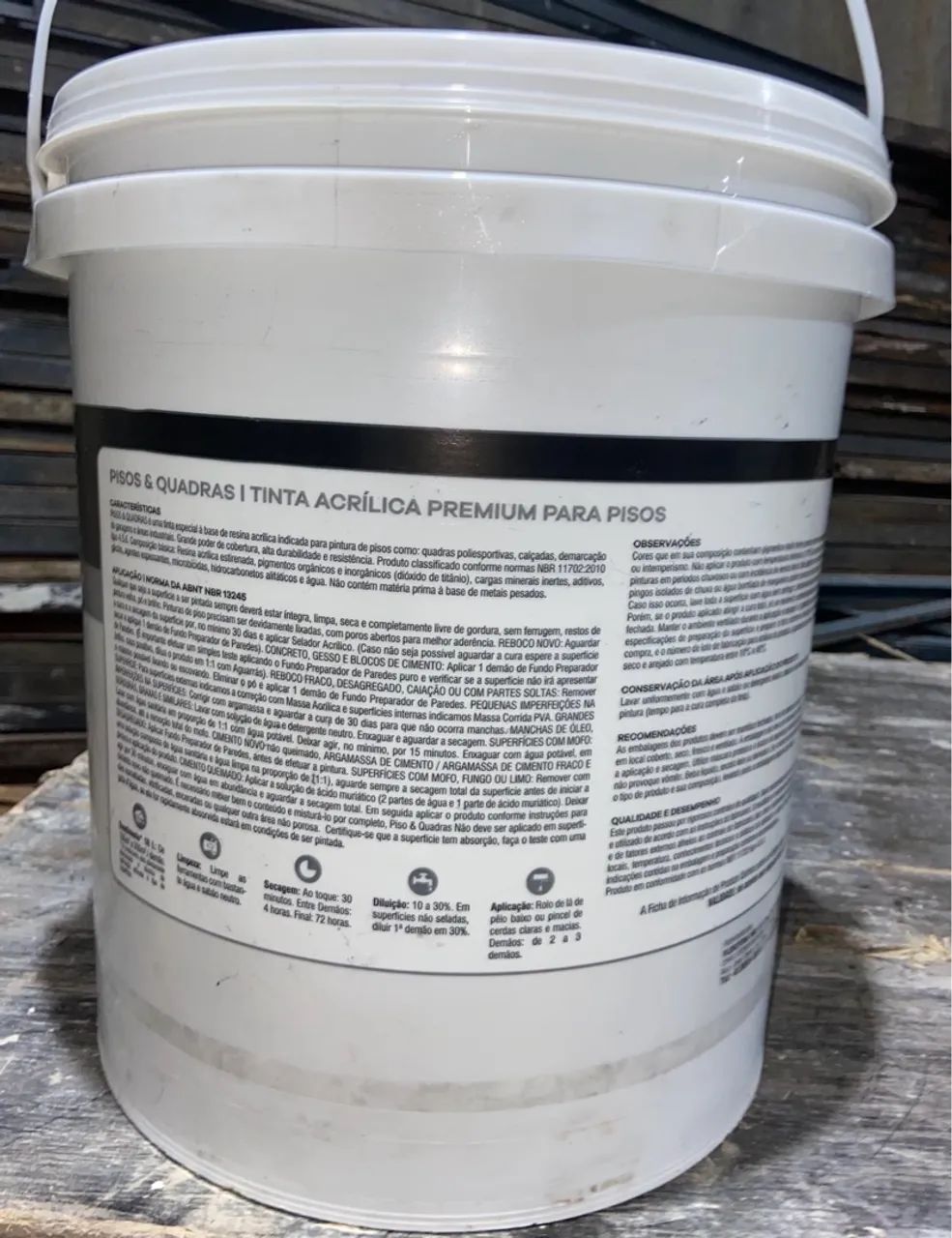 Tinta Novotom Preto 18L  - Foto 5