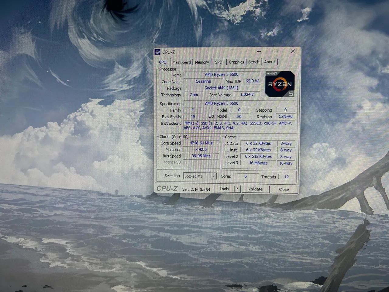 Processador Ryzen 5 550064307861654019121