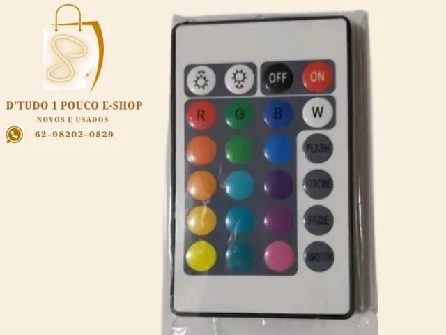 Controle Controlador Para Fita Led Rgb 5050 E 3528 4 Pinos