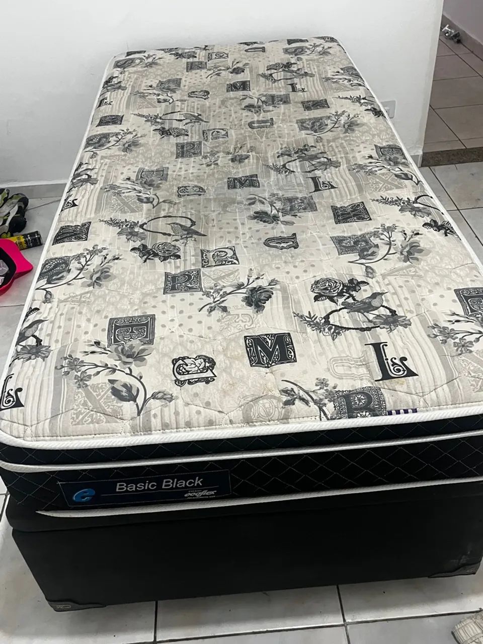 Single Storage Bed + Mattress64962682906625121