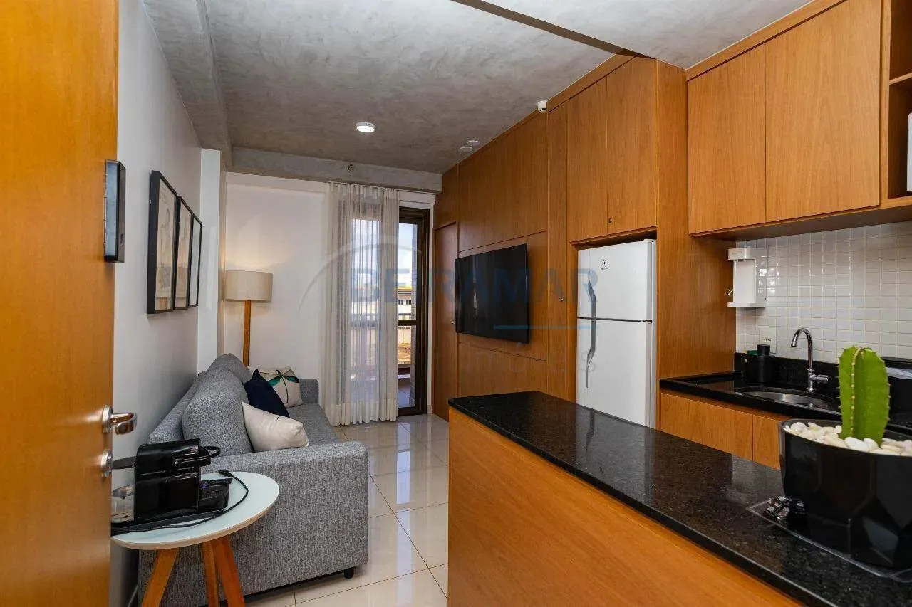 Apartamento Mobiliado de 1 Quarto e 1 Vaga de Garagem para Locação no Venice Park Sul