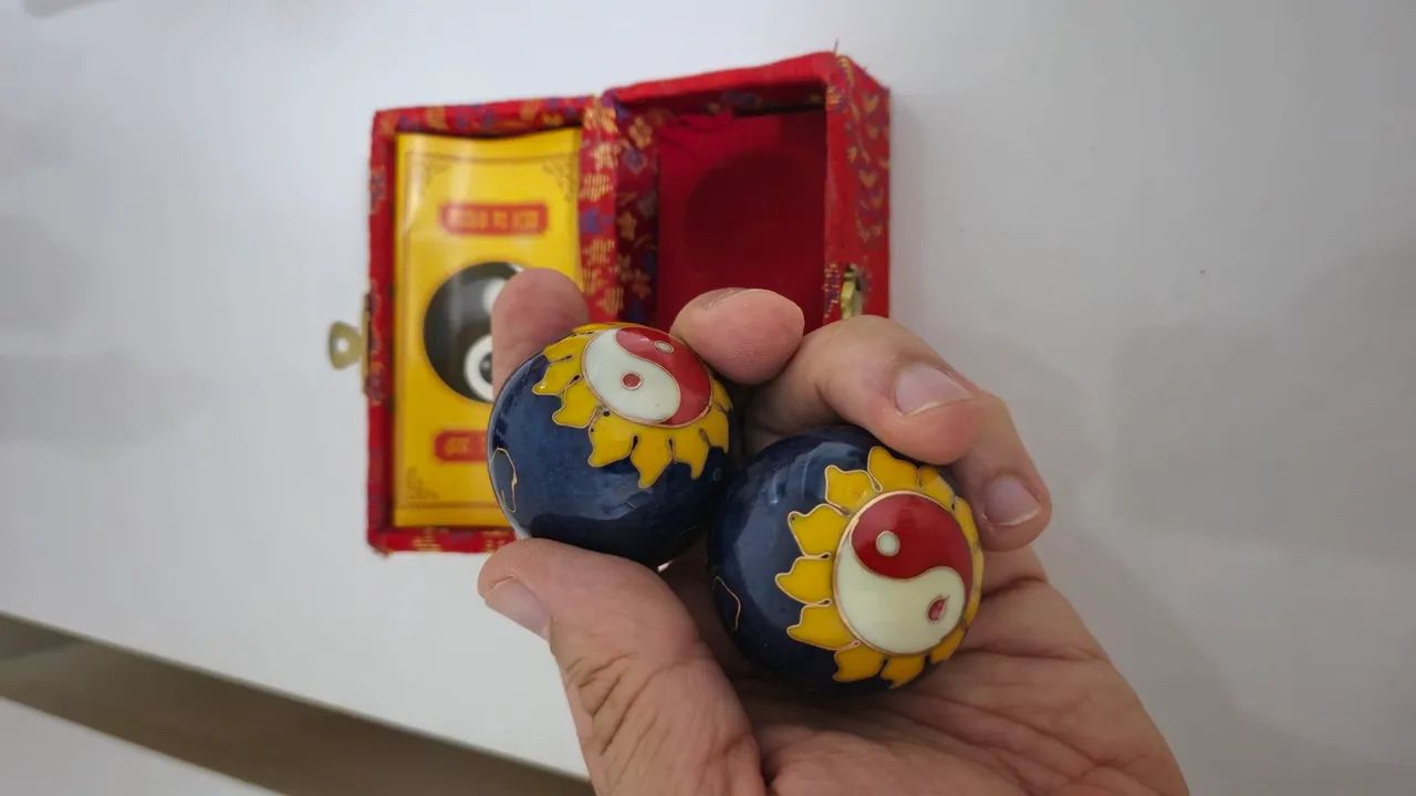 Par de Bolas de Acupuntura Yin Yang - Foto 3