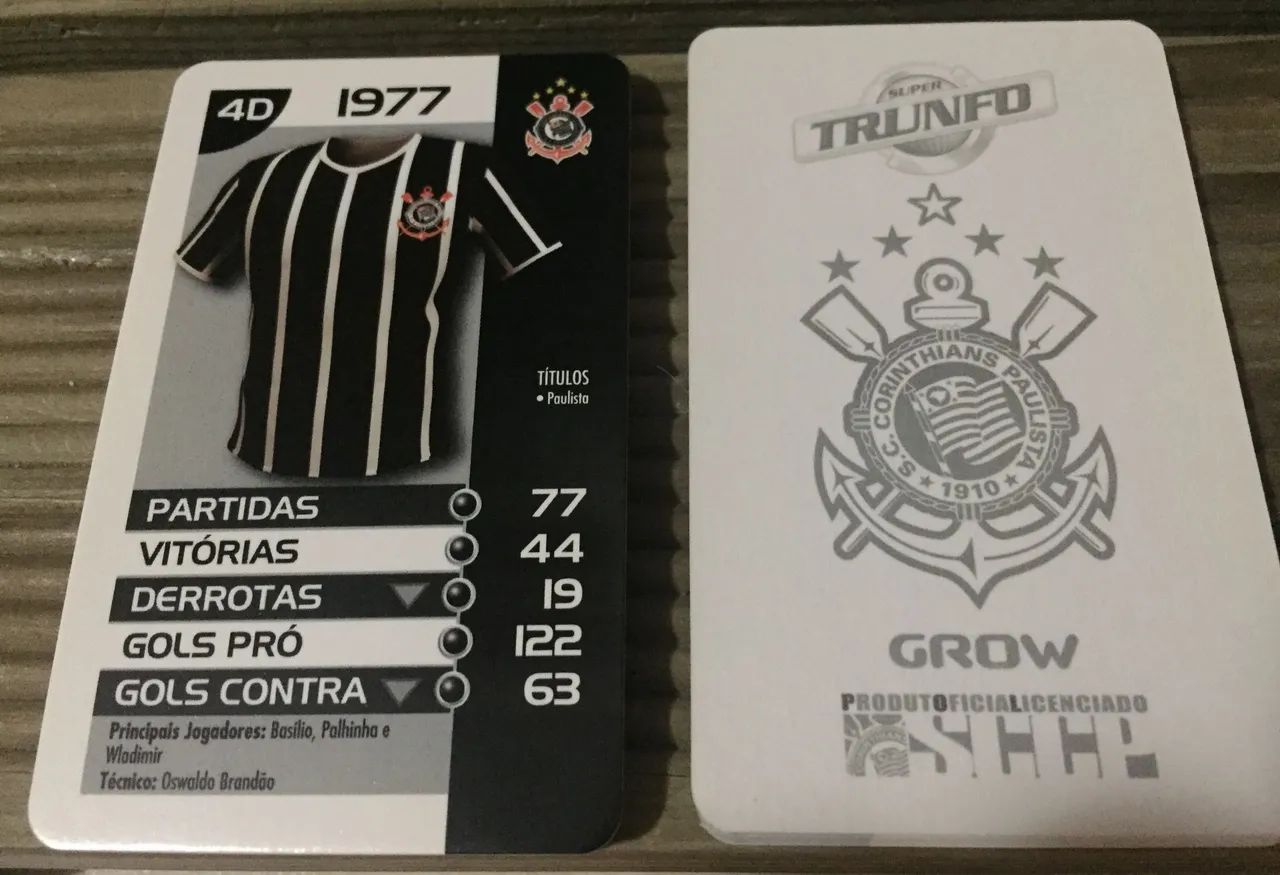 Jogo Super Trunfo Corinthians - Grow - Foto 4