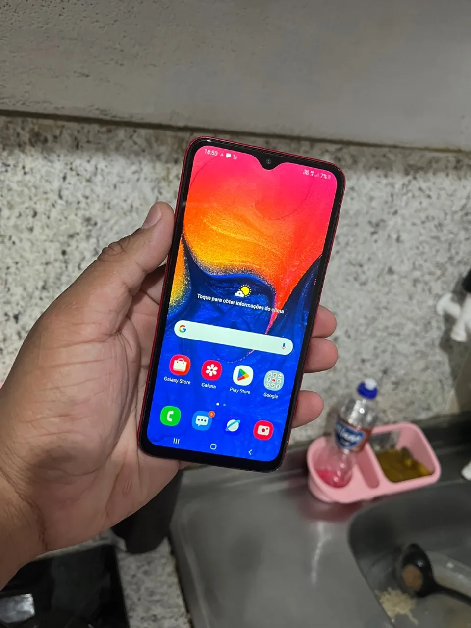 Samsung a10 top