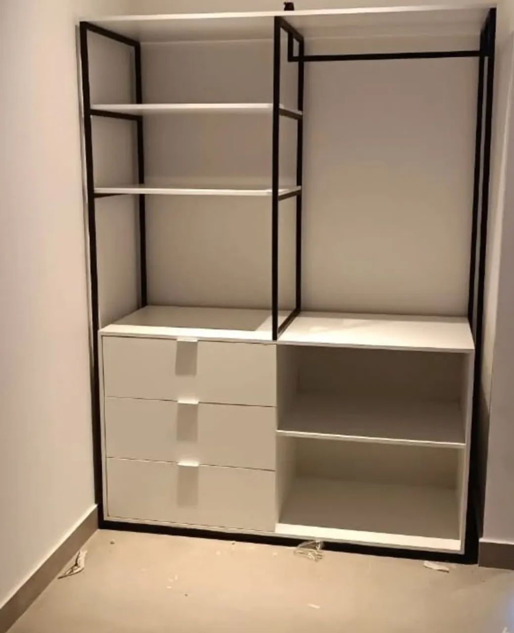 Modulo closet planejado, roupeiro estilo industrial. - Foto 2