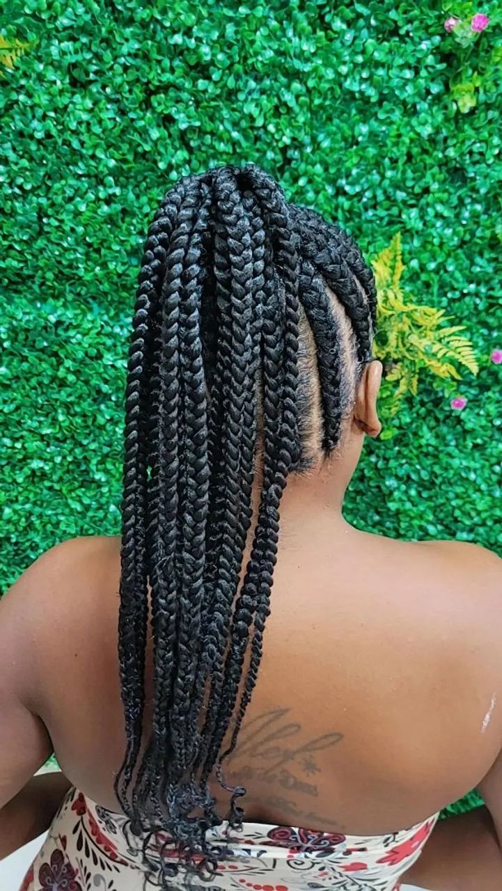 Tranças Box Braids e colocação de cabelos todos os métodos  - Foto 5