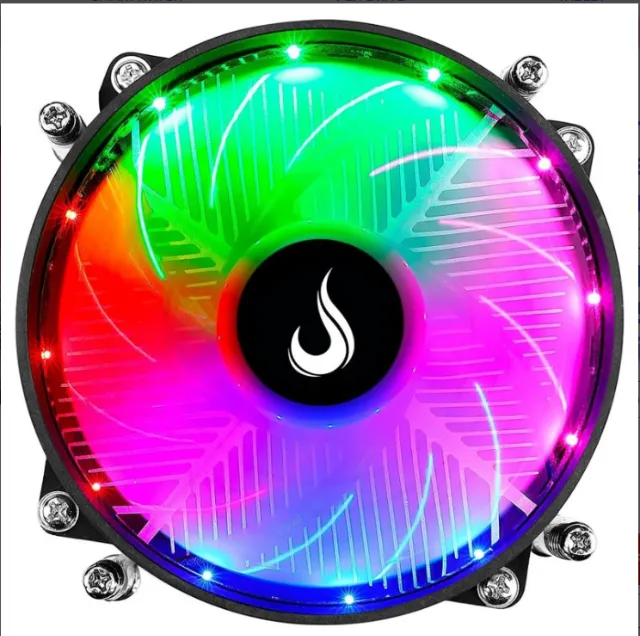 [Novo] Air Cooler Gamer Rise Mode X3, RGB - 120mm - Led RGB 12CM