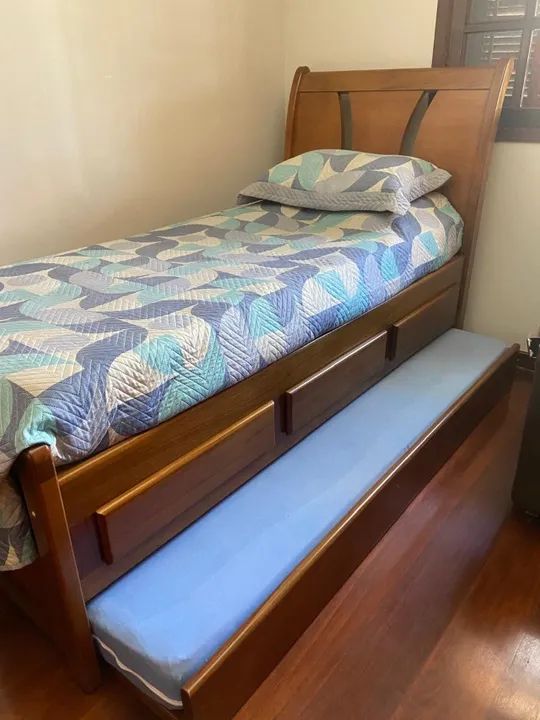 Cama com Gaveta Madeira