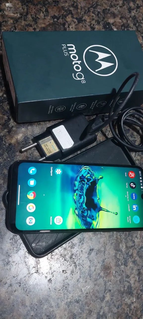 Moto G8 Plus 64GB | Tela Original | Com Carregador e Caixa - Ótimo Estado! - Foto 3
