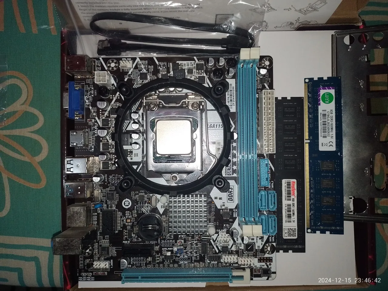 Kit Placa-mãe LGA1155 i5 3470 16gb