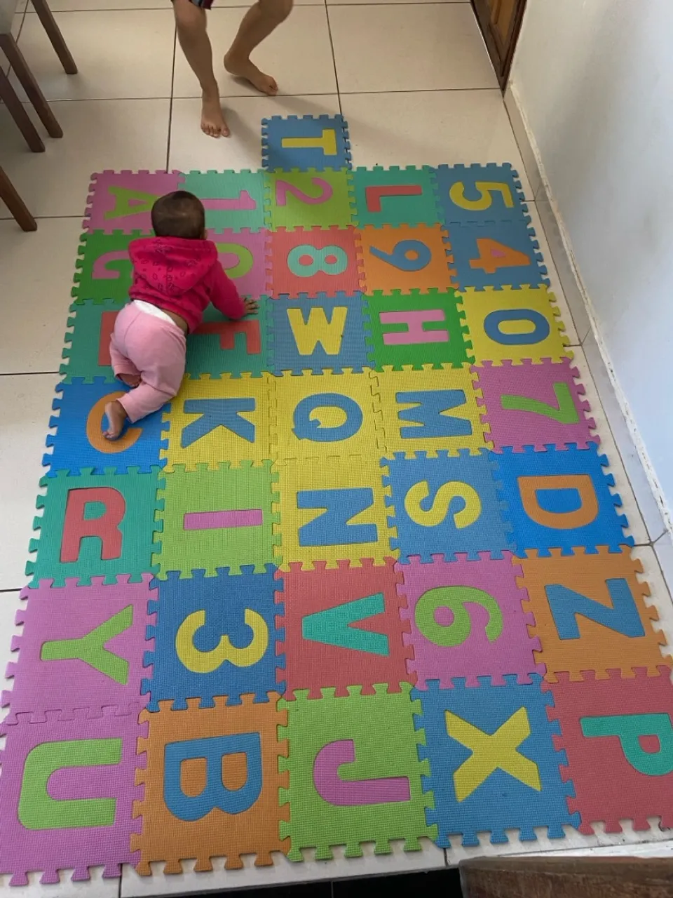 Tapete Tatame Letras e Números
