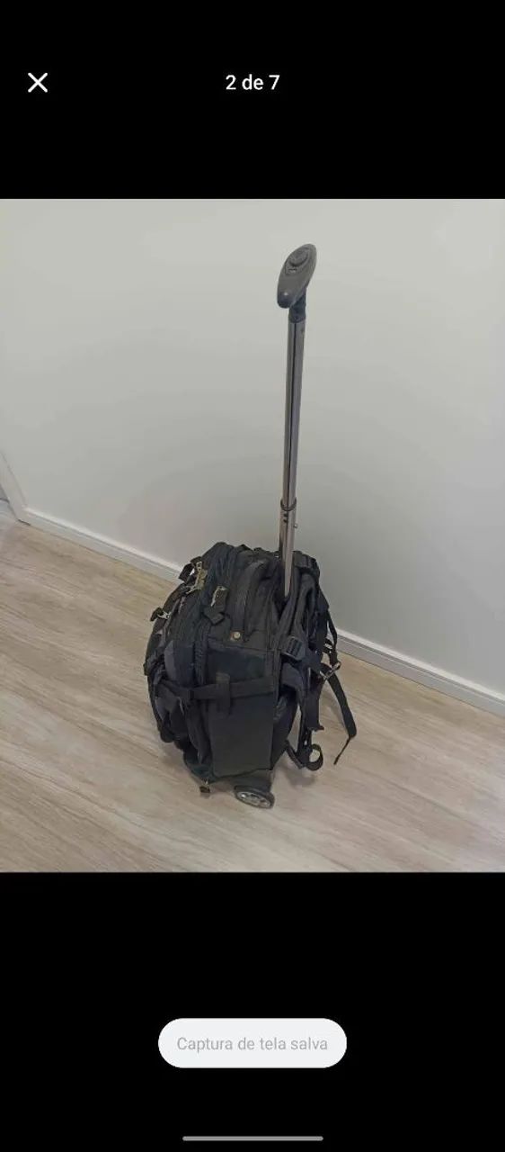 Mochila com rodinhas Harley Davidson. - Foto 4
