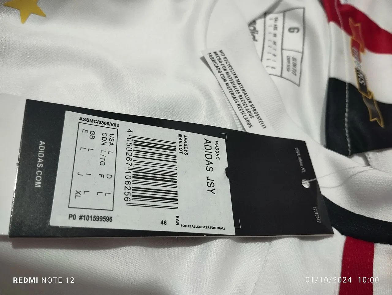 Camisa do São Paulo Futebol Clube - Adidas - Tamanho M - Foto 5