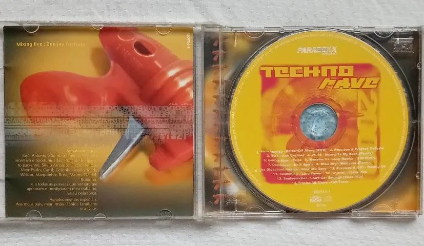 CD Techno Rave - Mixed by DJ Torrada (1999) - Foto 2