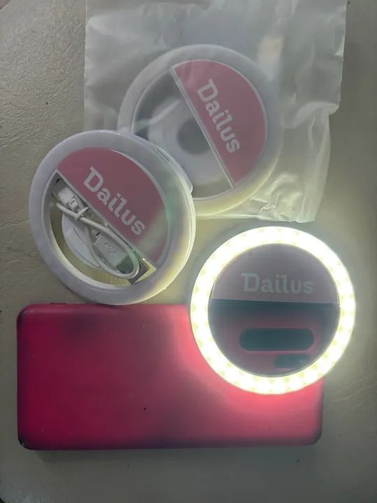 Ring Light para selfie e iluminação para celular - Foto 3