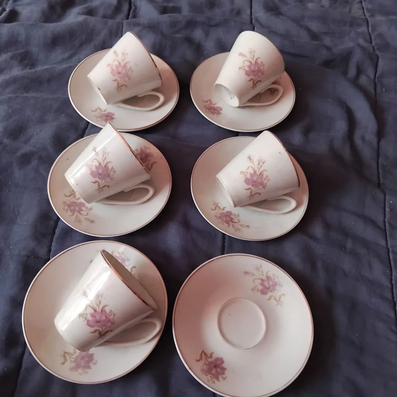 5 xícaras de café porcelana  - Foto 3
