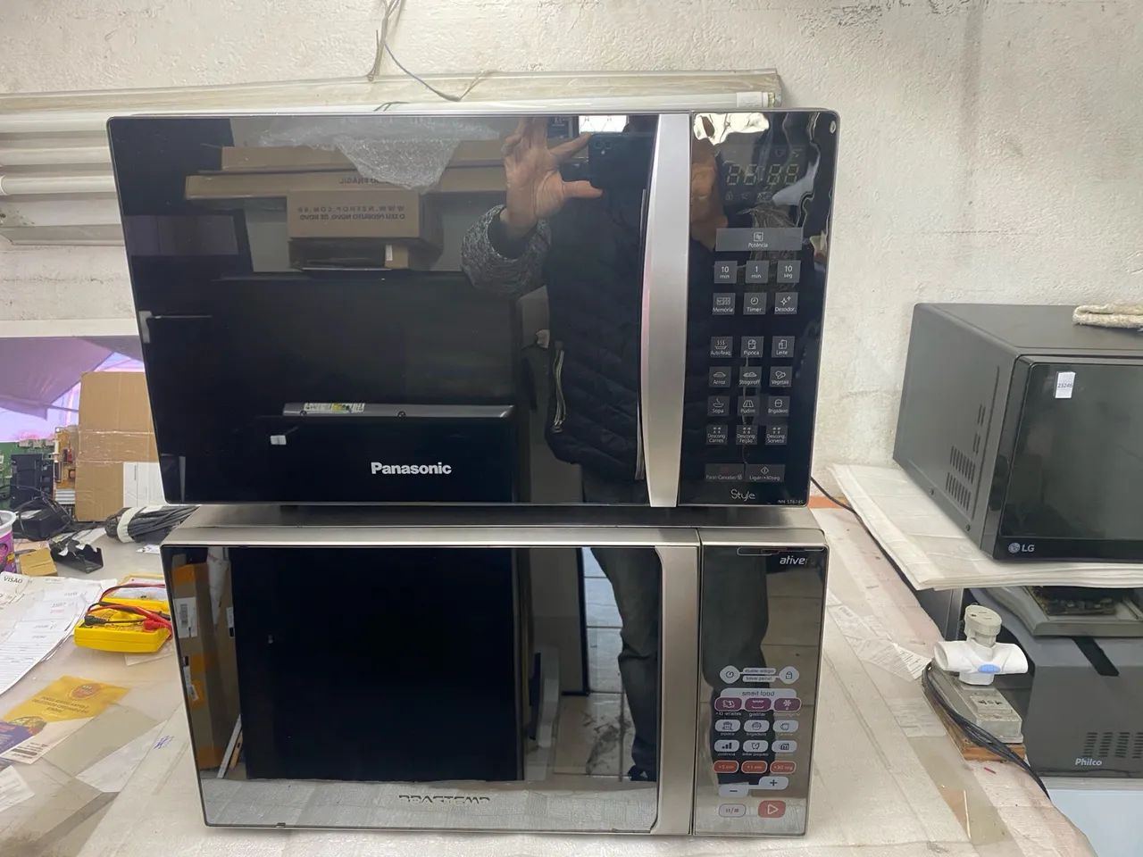 Micro-ondas Panasonic 30 Litros / microondas Brastemp 30 litros  - Foto 4