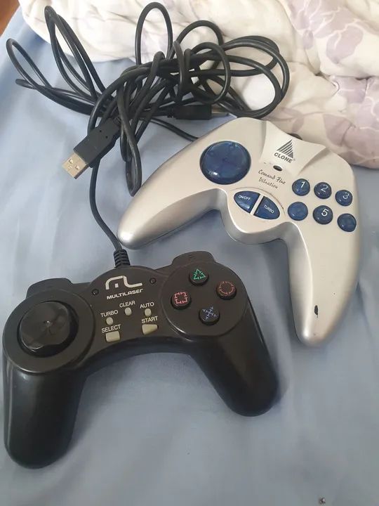2 Controles de USB Clone + Multilaser