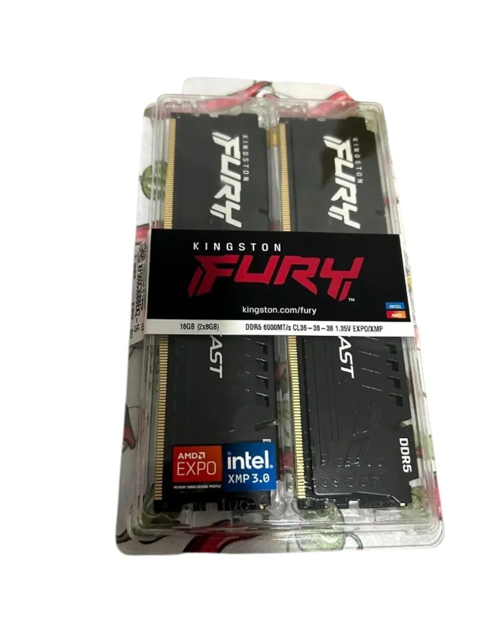 Kingston DDR5 16GB/6000 メモリー 10枚セット FuryDIMMRGBK21_3718f50a-b08b-