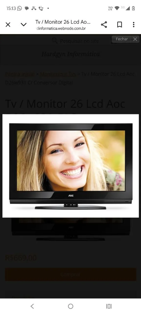 TV / Monitor 26 LCD AOC
