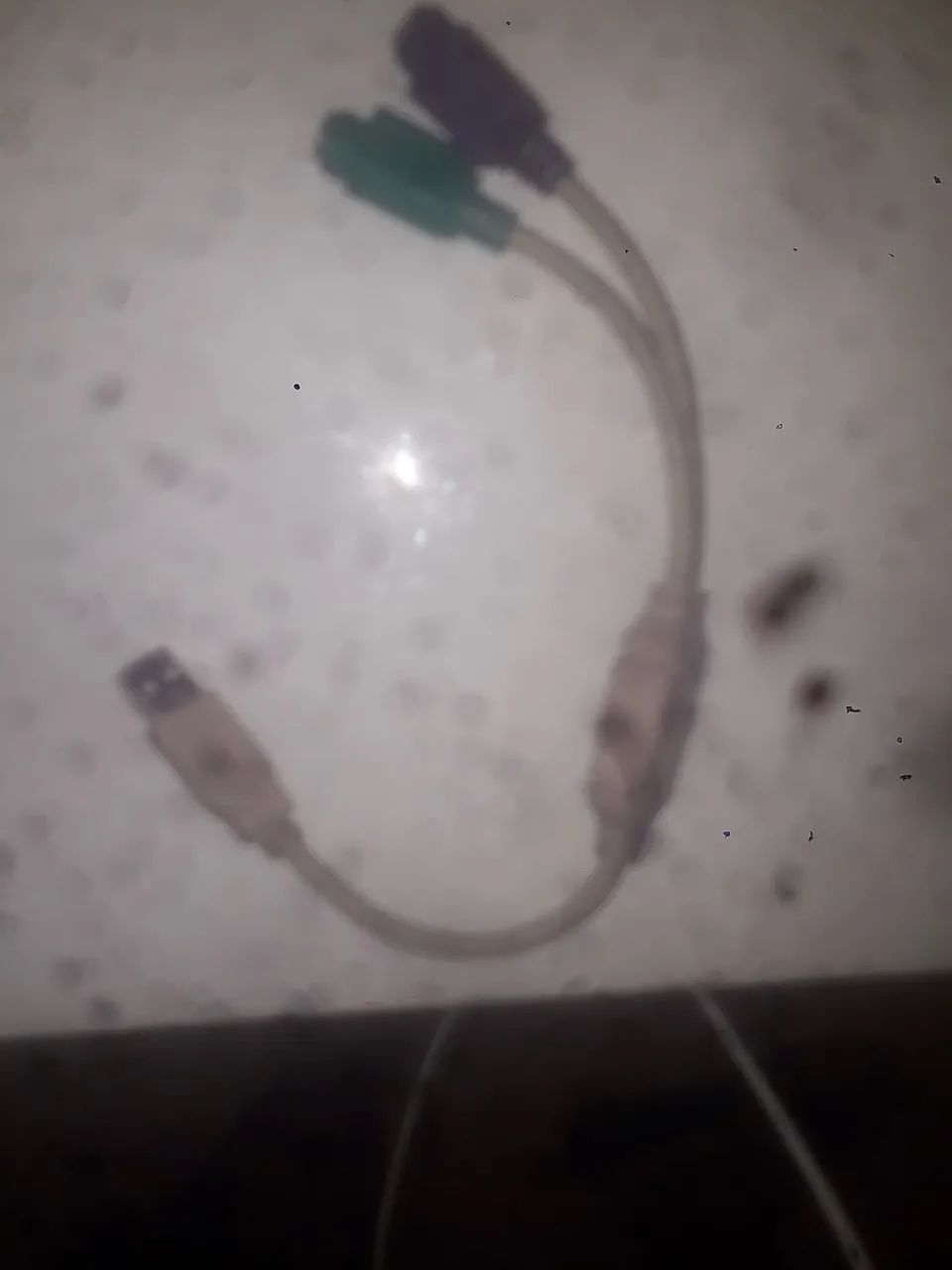 Adptador usb x ps2 teclado  e mause