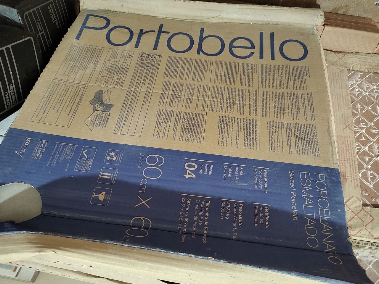 Porcelanato Esmaltado 60x60cm Portobello