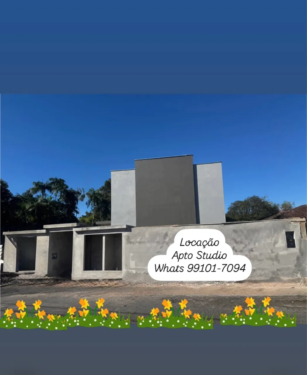 Locação Apto Studio NOVO mobiliado Bom Retiro Joinville SC - Taxas Inclusas