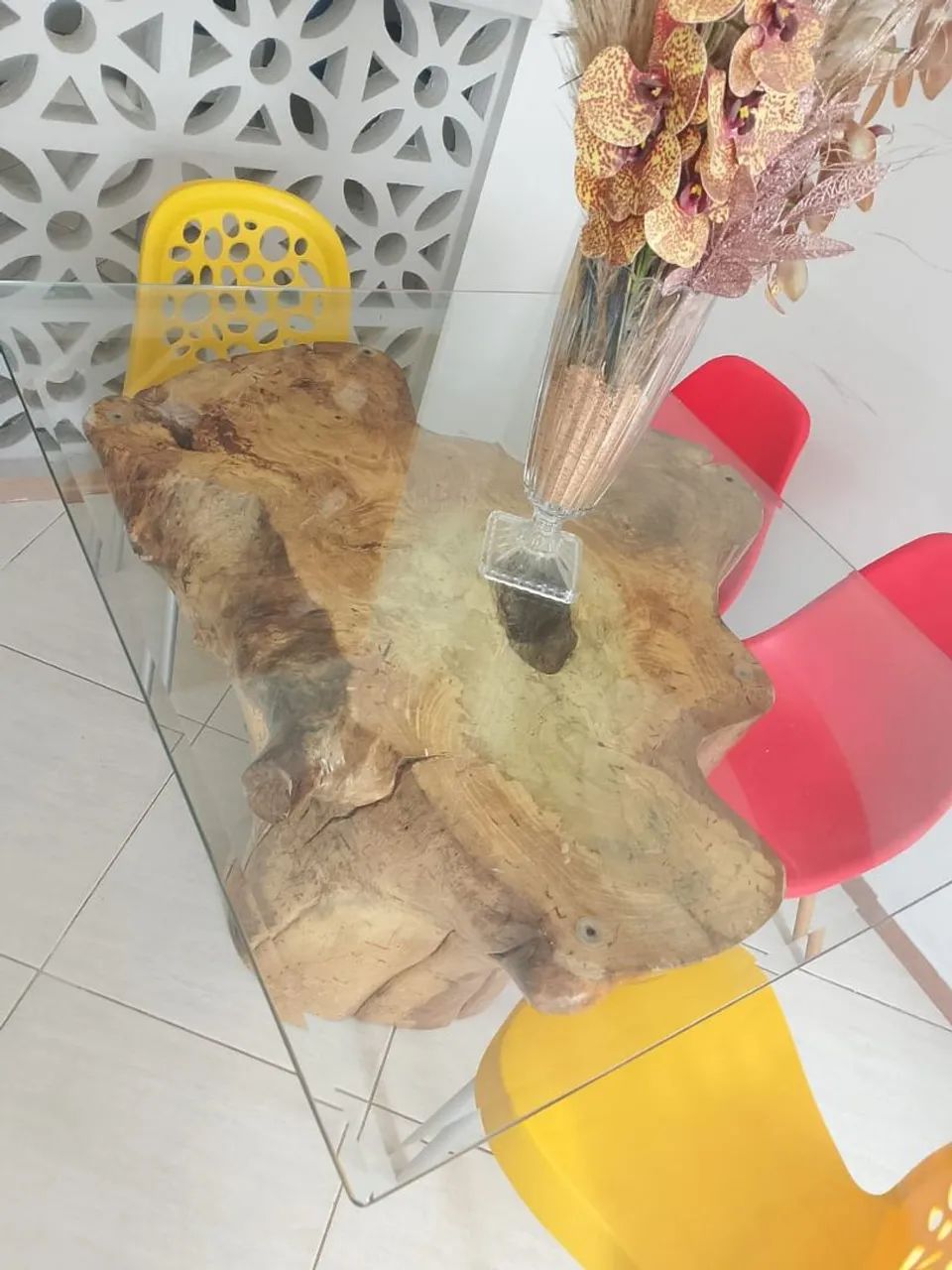 Mesa de jantar rustica 