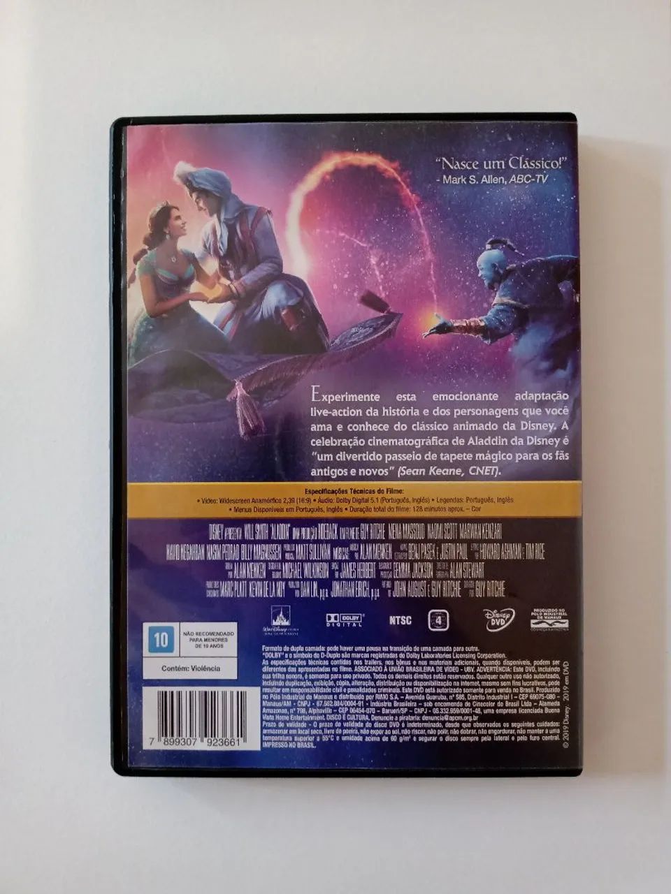 DVD "Aladdin" (100% original) - Guy Ritchie - Foto 2
