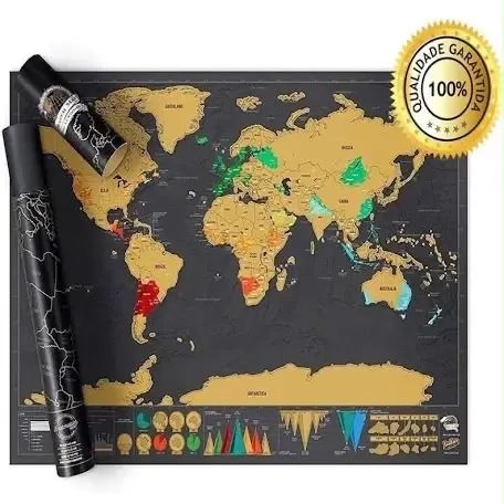 Mapa mundial raspar / scratch map - Foto 3