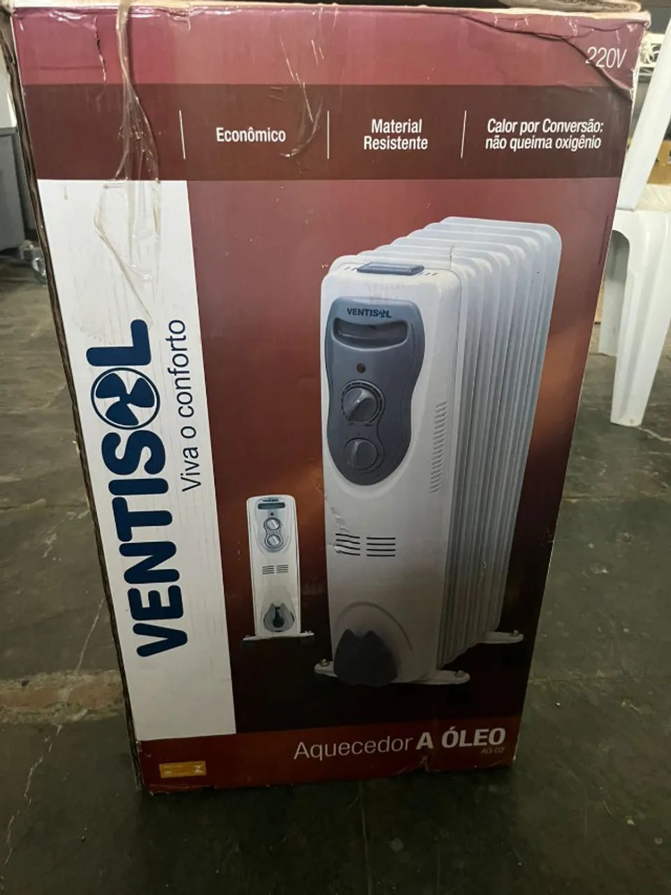 Aquecedor Domestico Oleo Ventisol
