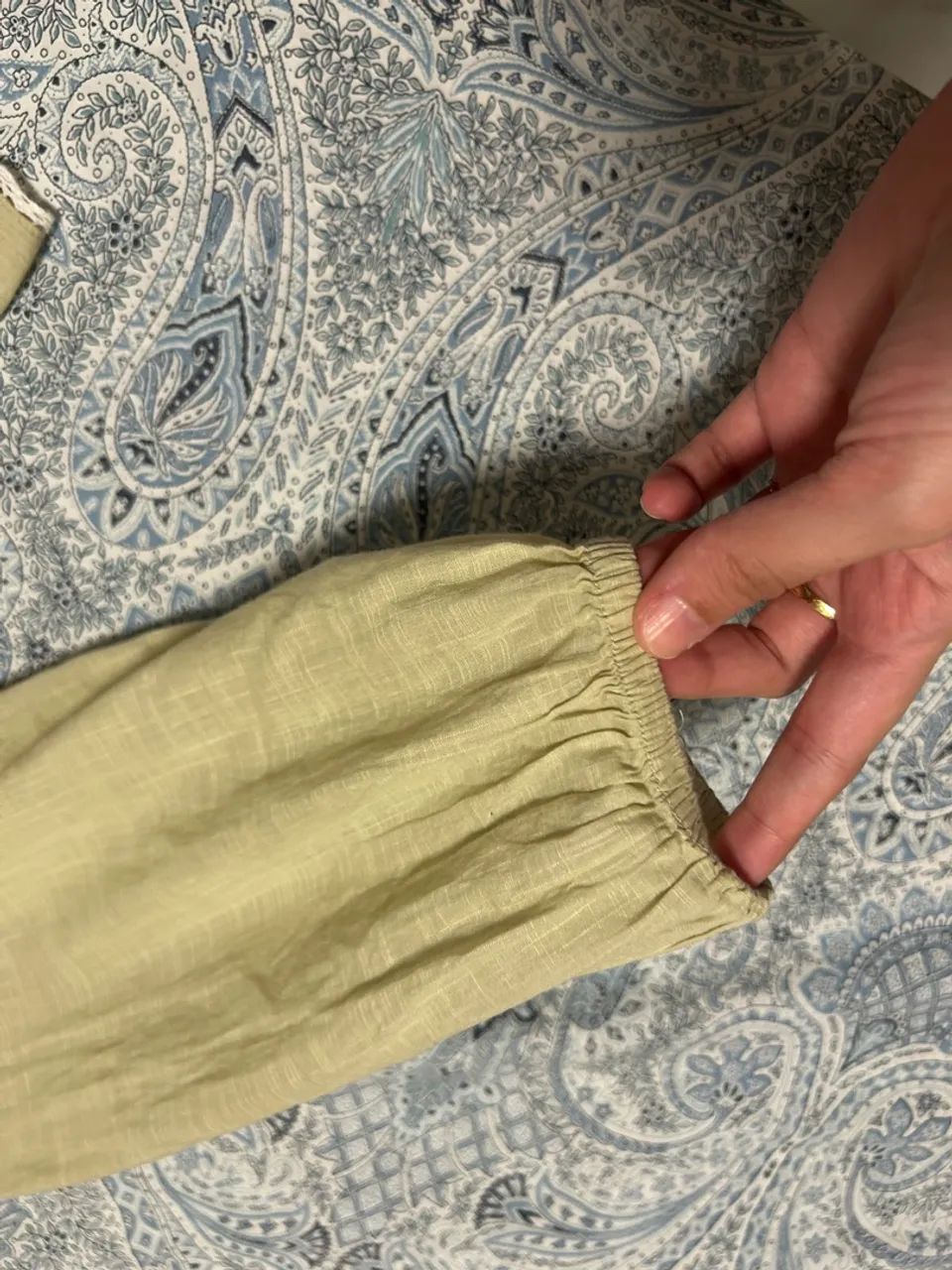 Bata Zara verde bebê - tamanho M - Foto 2