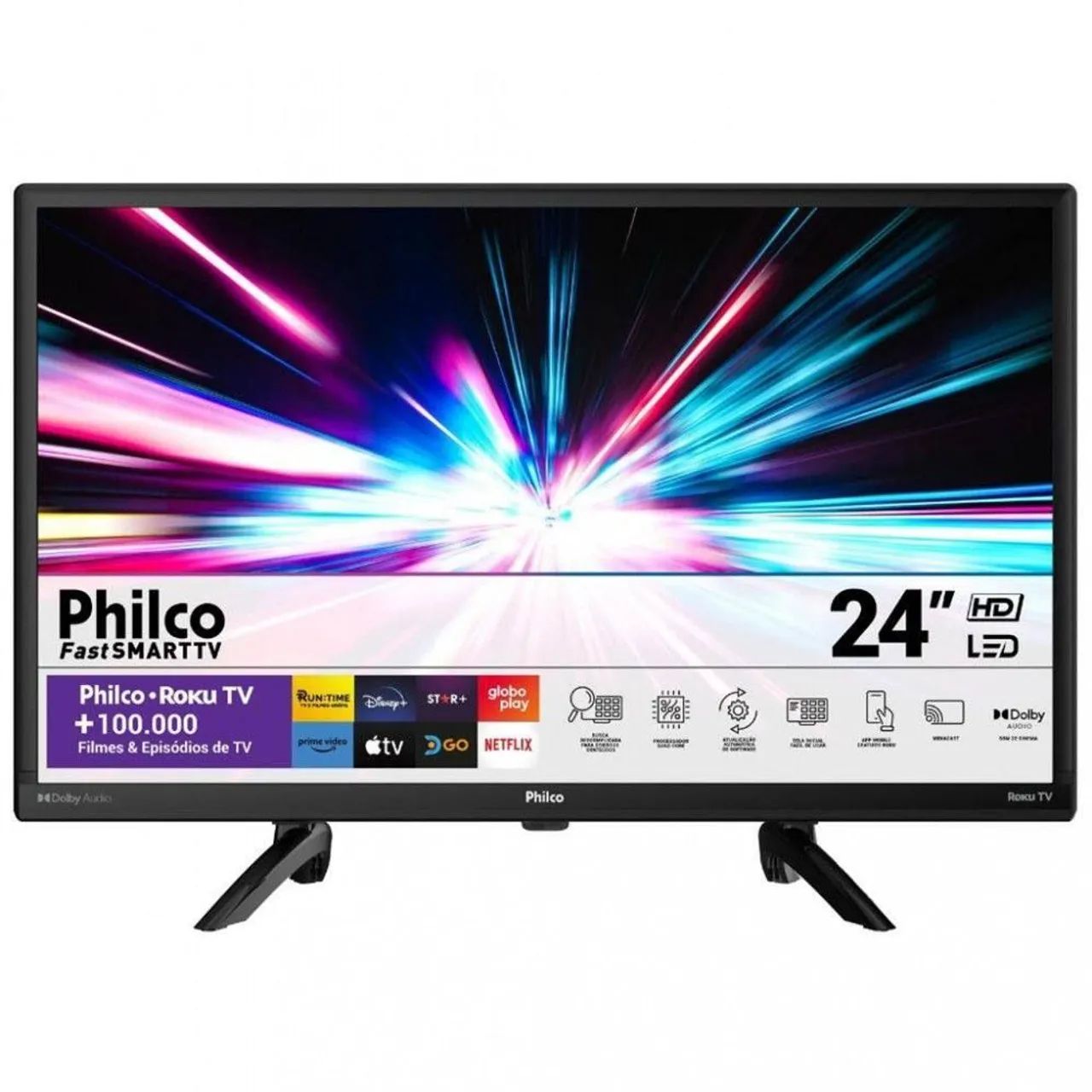Smart TV Philco 24p - LED Roku - NOVA E LACRADA!  - Foto 3