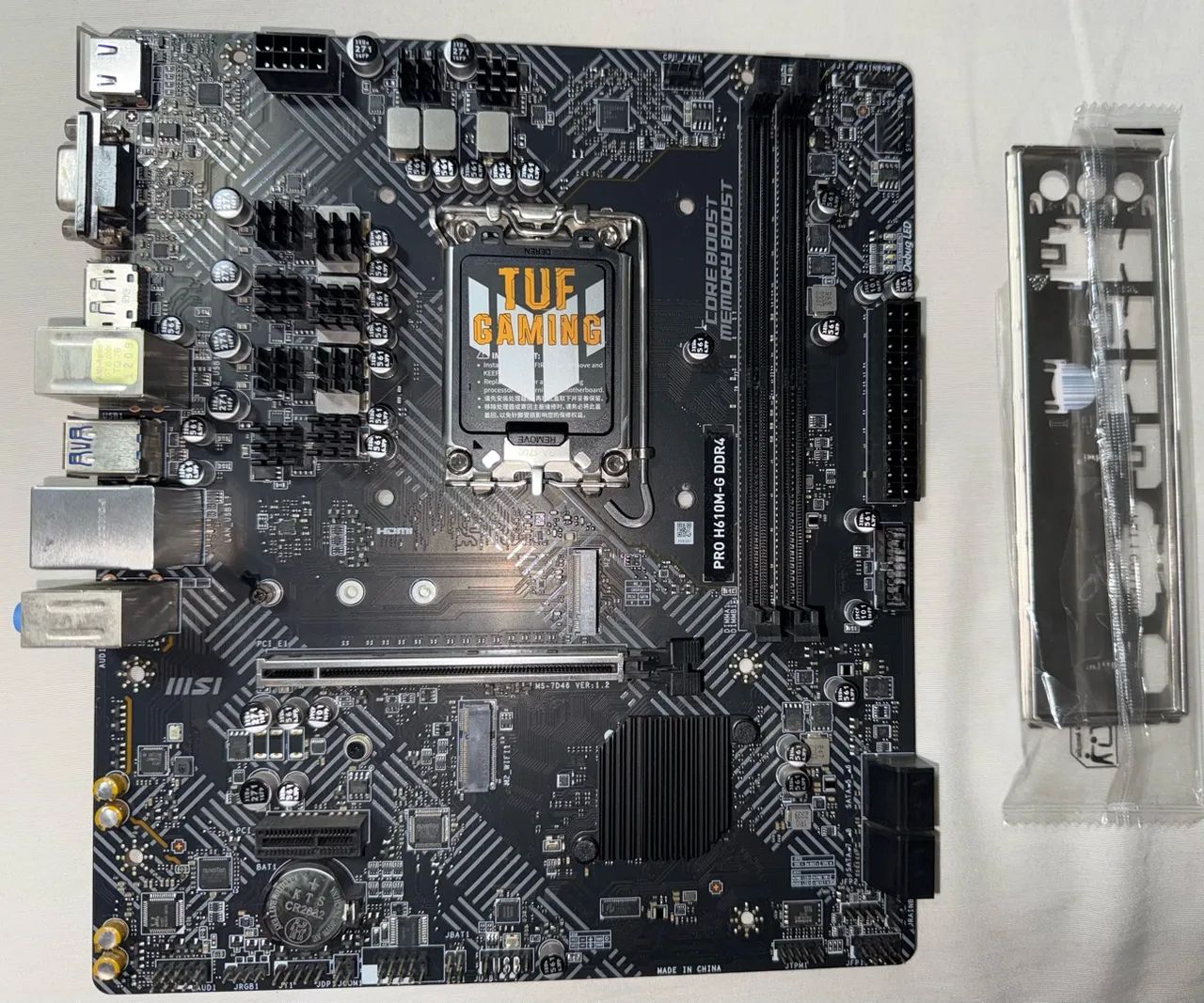 CPU マザーボード セット i5-12400F / MSI H610M-G Kit i5-12400F + MSI PRO H610M-G DDR4 LGA1700 - Peças de Hardware