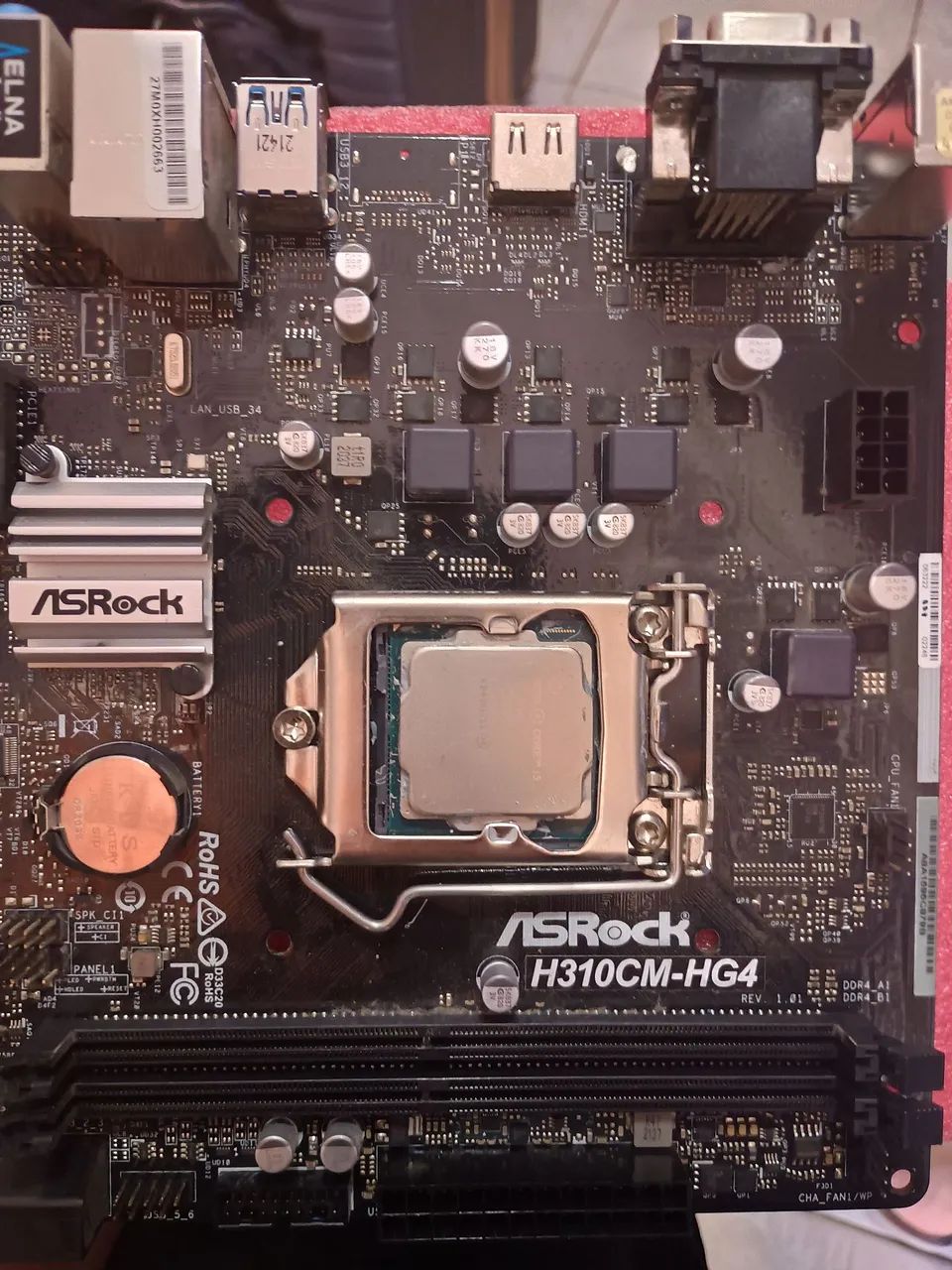 KIT INTEL PLACA MAE E PROCESSADOR AM4 COM GRÁFICO INTEGRADO  - Foto 3